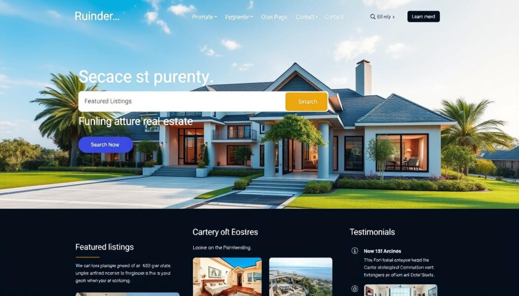 real estate landing pages