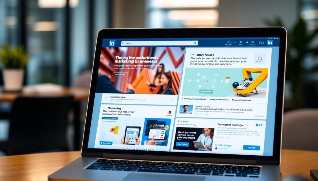 What do LinkedIn ads do?